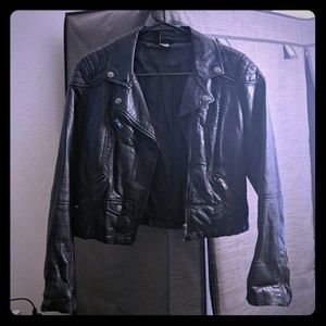 Faux Leather Jacket